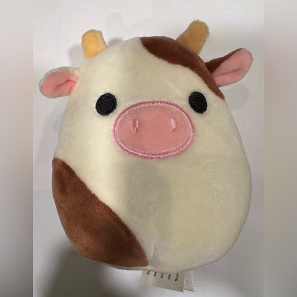 🐮 5" Ronnie The Cow 07/2020 bee happy squishmallow - Picture 1 of 6